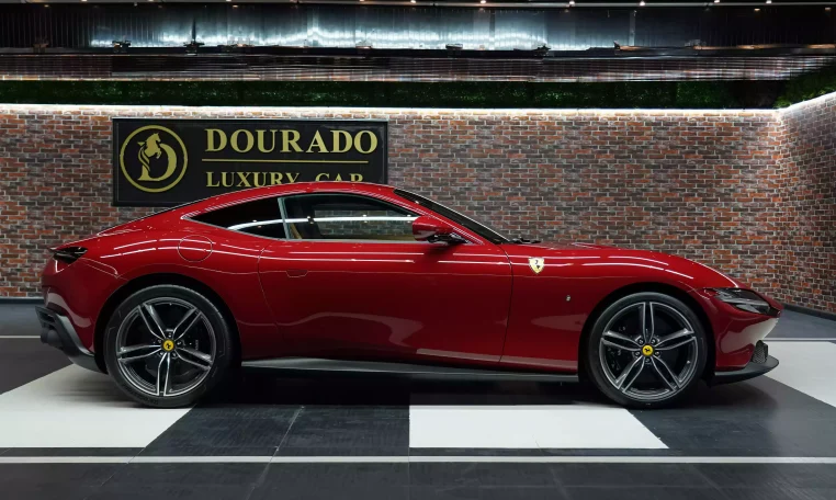 Ferrari Roma Red Rosso For Sale In Dubai Dourado Luxury Car