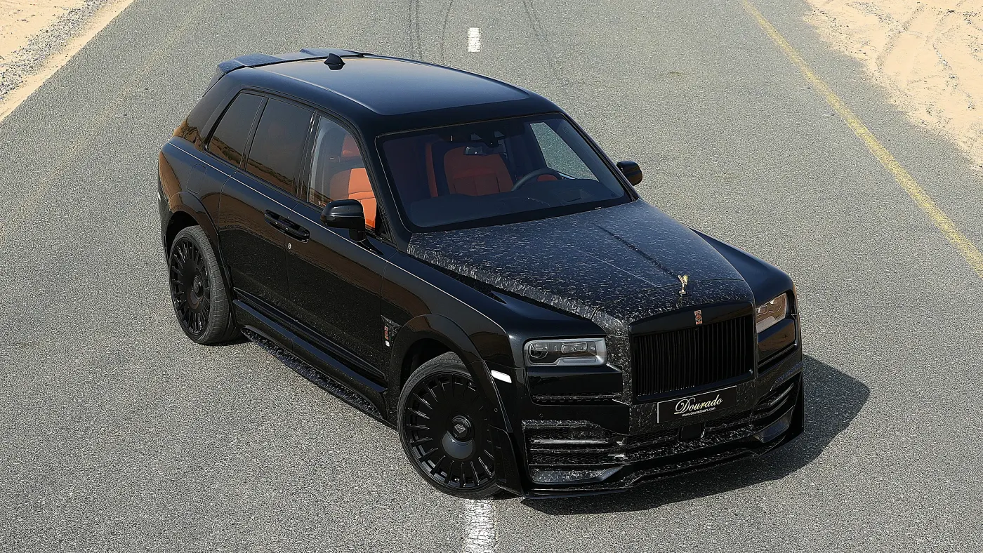 Rolls Royce Cullinan by Onyx Concept | Gold Spirit of Ecstasy | 3-Year Warranty and Service photo 3