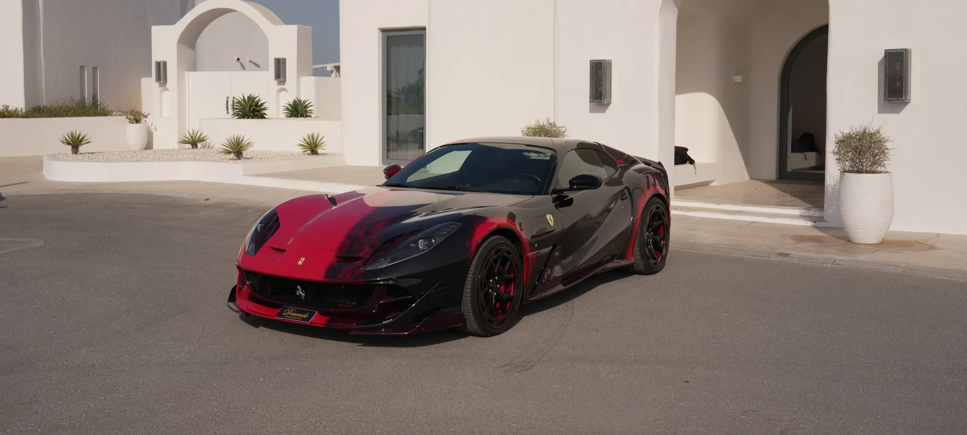 Find Rare Ferrari 812 GTS 8XX Onyx Concept Bespoke Edition Dubai