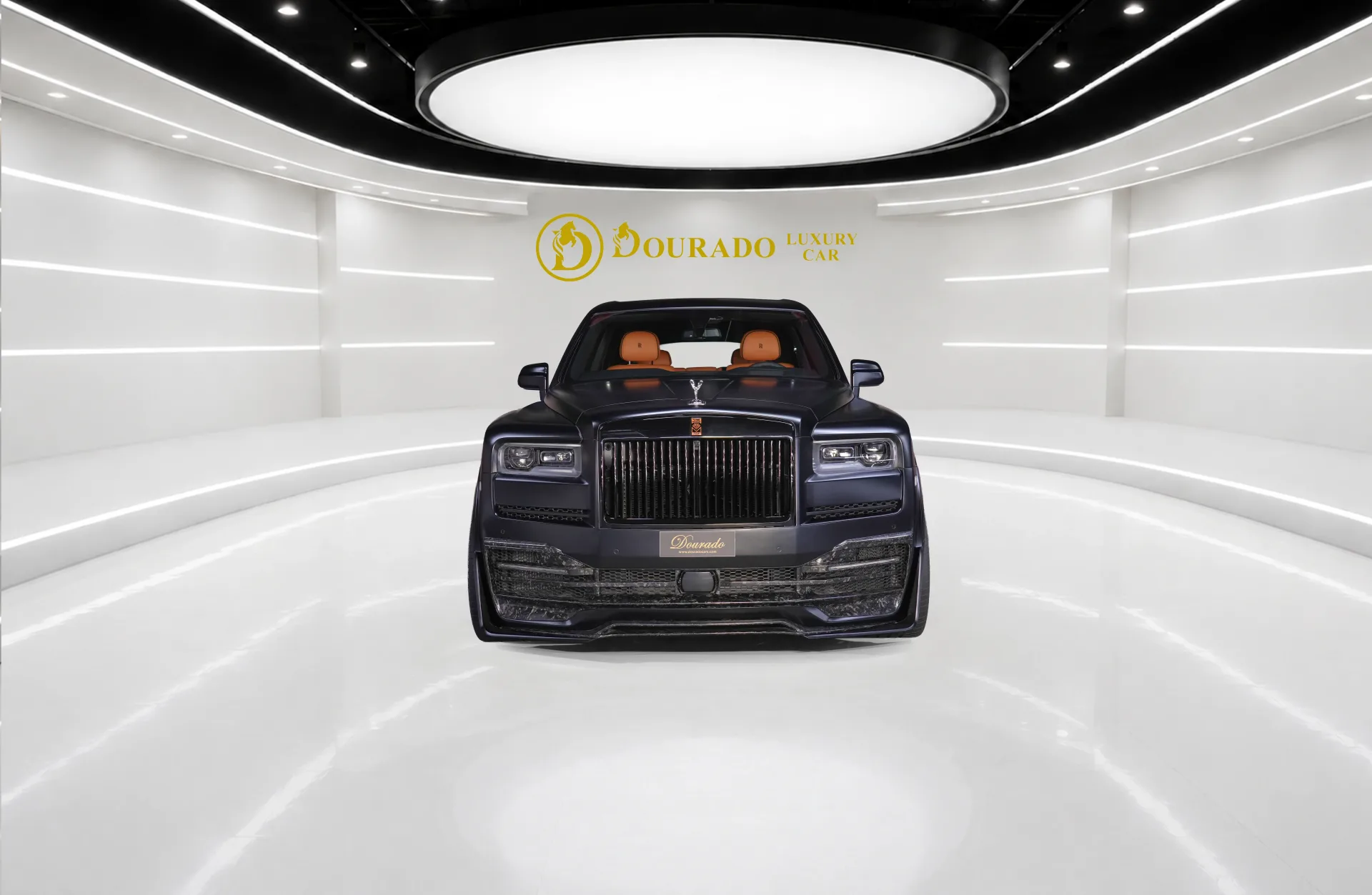 Rolls Royce Cullinan by Onyx Concept | Black Satin Finish