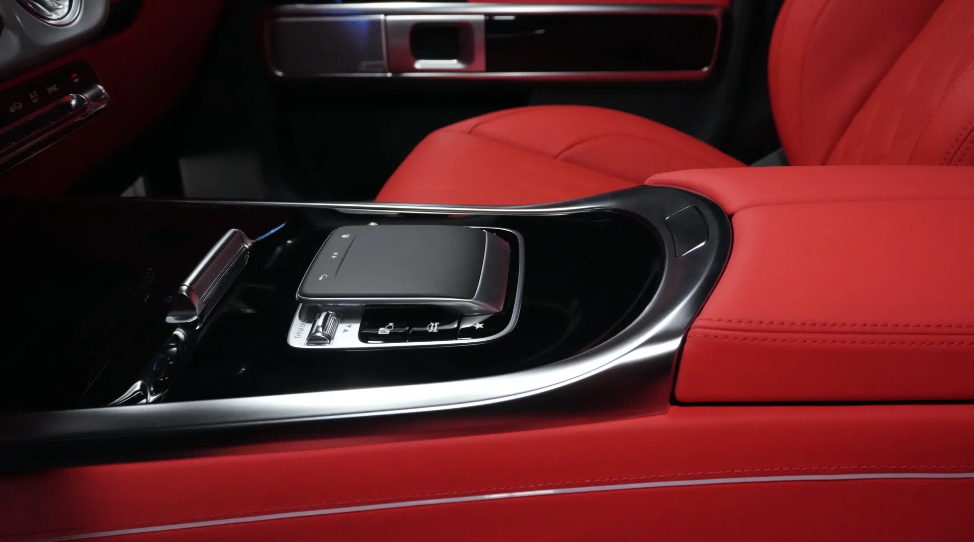 Own the Mercedes-Benz G63 AMG | Magno Black, combining a bold exterior with a distinctive Red interior and V8 power.