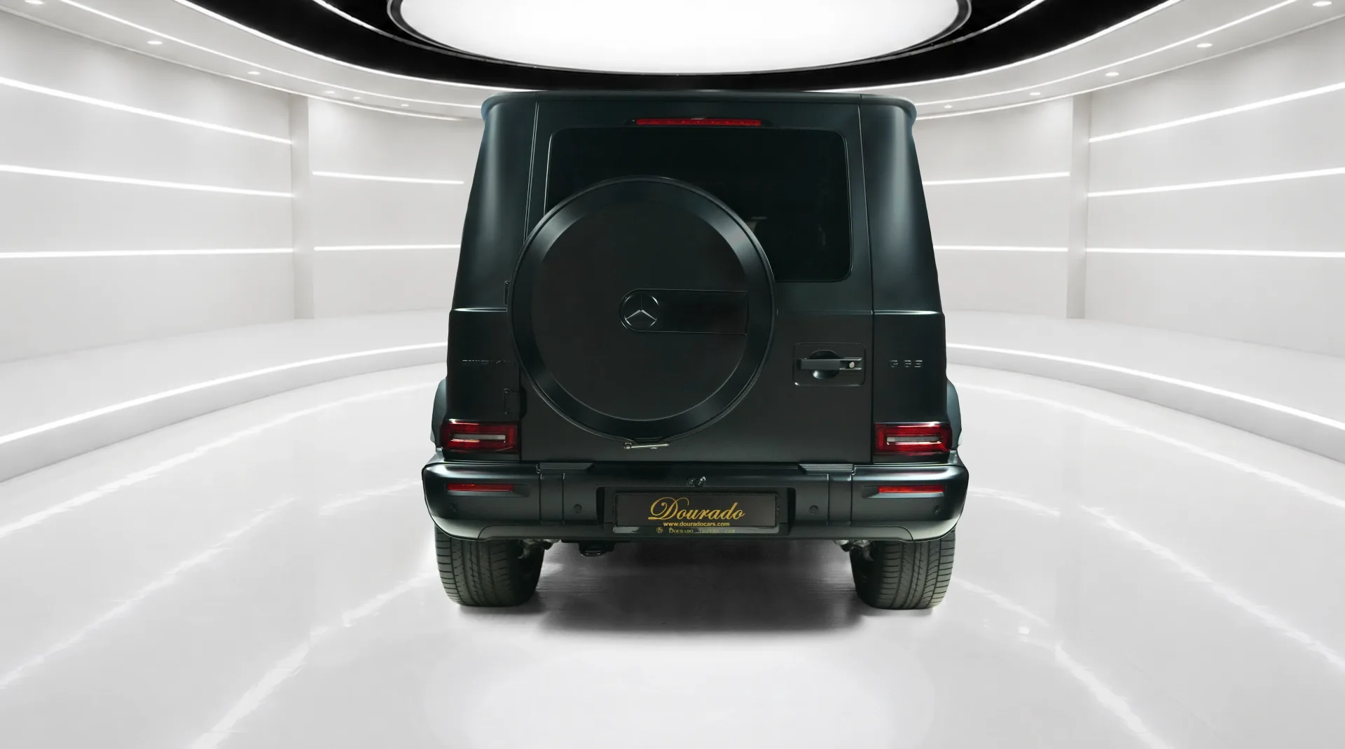 Purchase the Mercedes-Benz G63 AMG in Dubai, featuring a Magno Black exterior and Red interior.