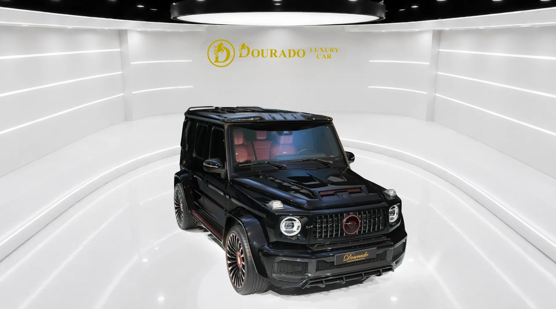 Own a G63 AMG enhanced by the G7X Onyx Kit, delivering a wider, sportier, and more commanding appearance.