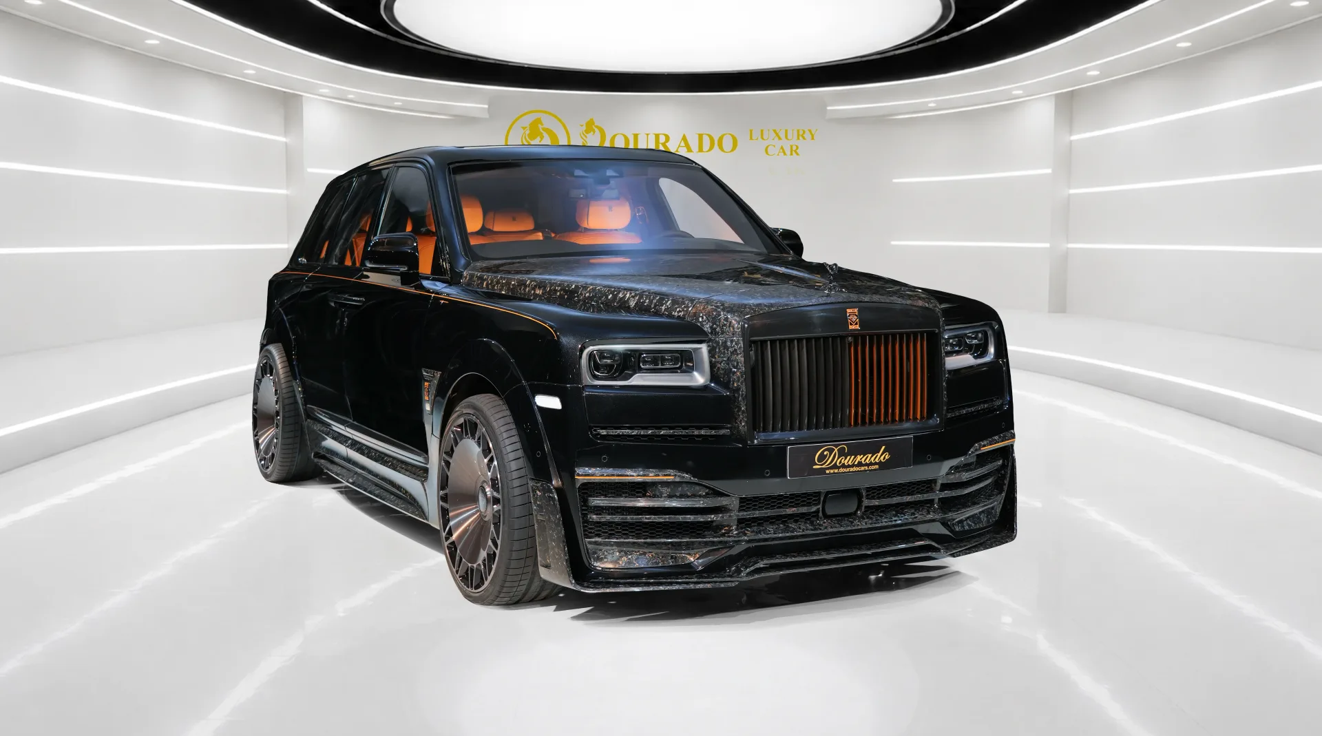 Explore and purchase the Rolls Royce Cullinan by Onyx Concept | Diamond Black in Dubai, UAE, for an elite exotic car experience.