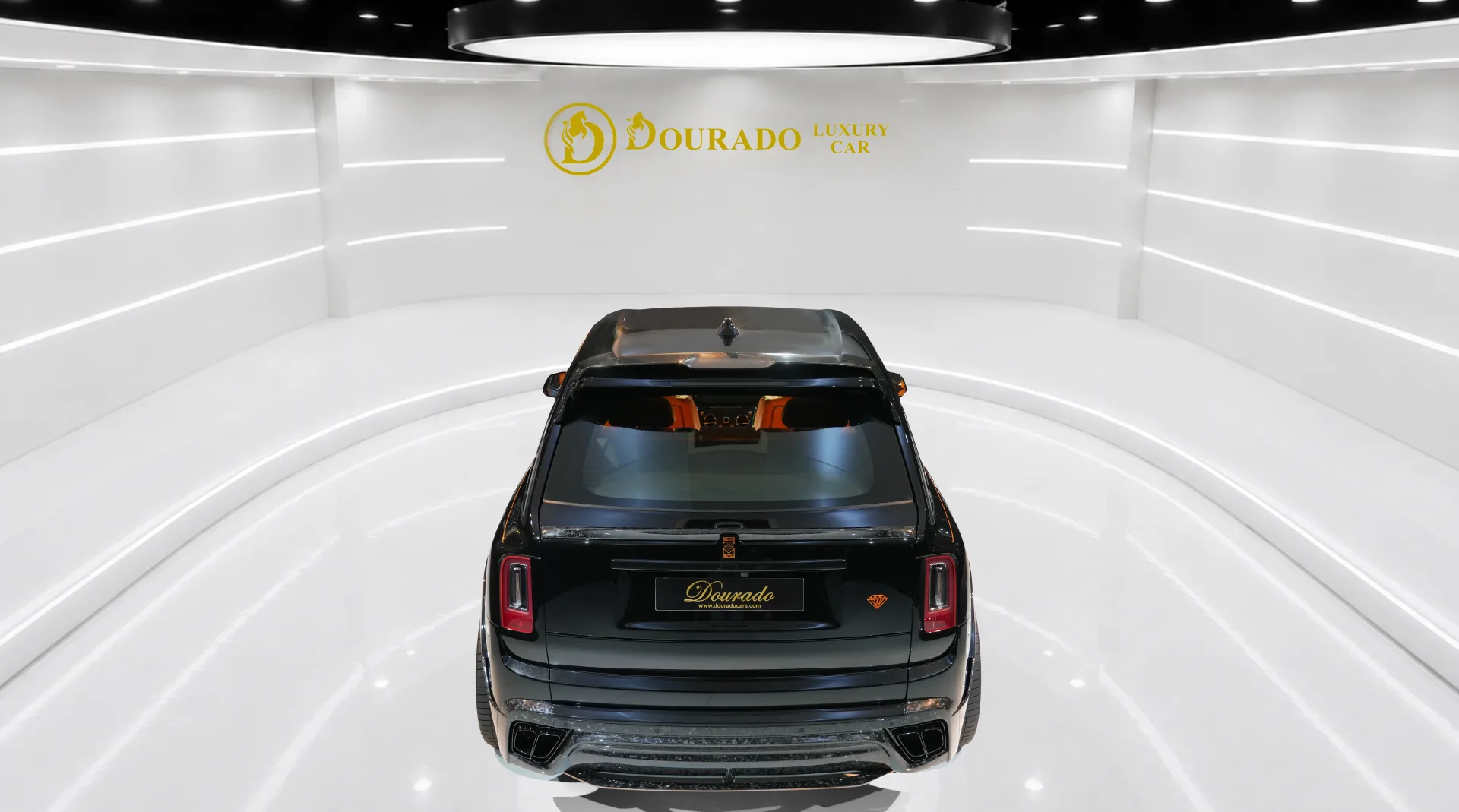 Exotic Rolls Royce Cullinan by Onyx Concept | Diamond Black with aggressive styling for buyers in the UAE.