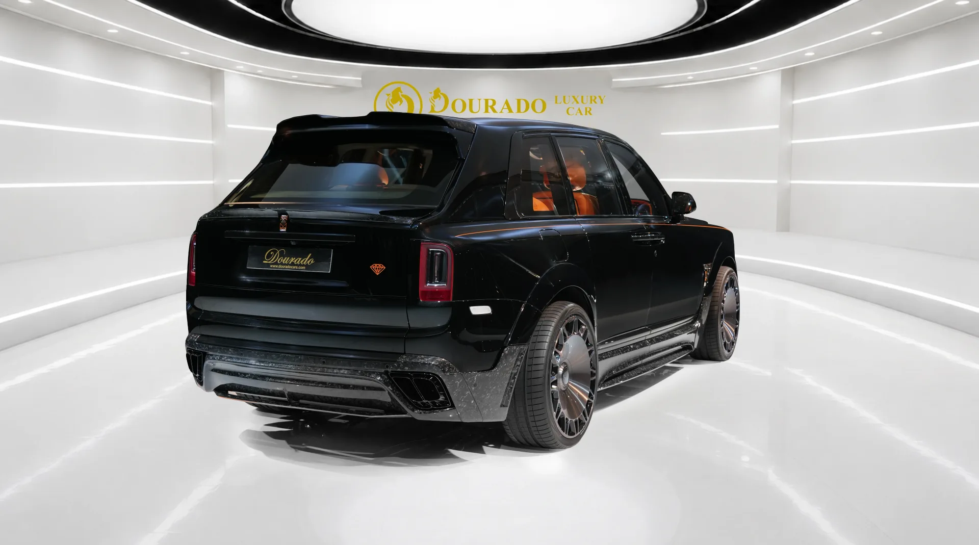Buy Rolls Royce Cullinan by Onyx Concept | Diamond Black in the UAE for a unique exotic luxury driving experience.