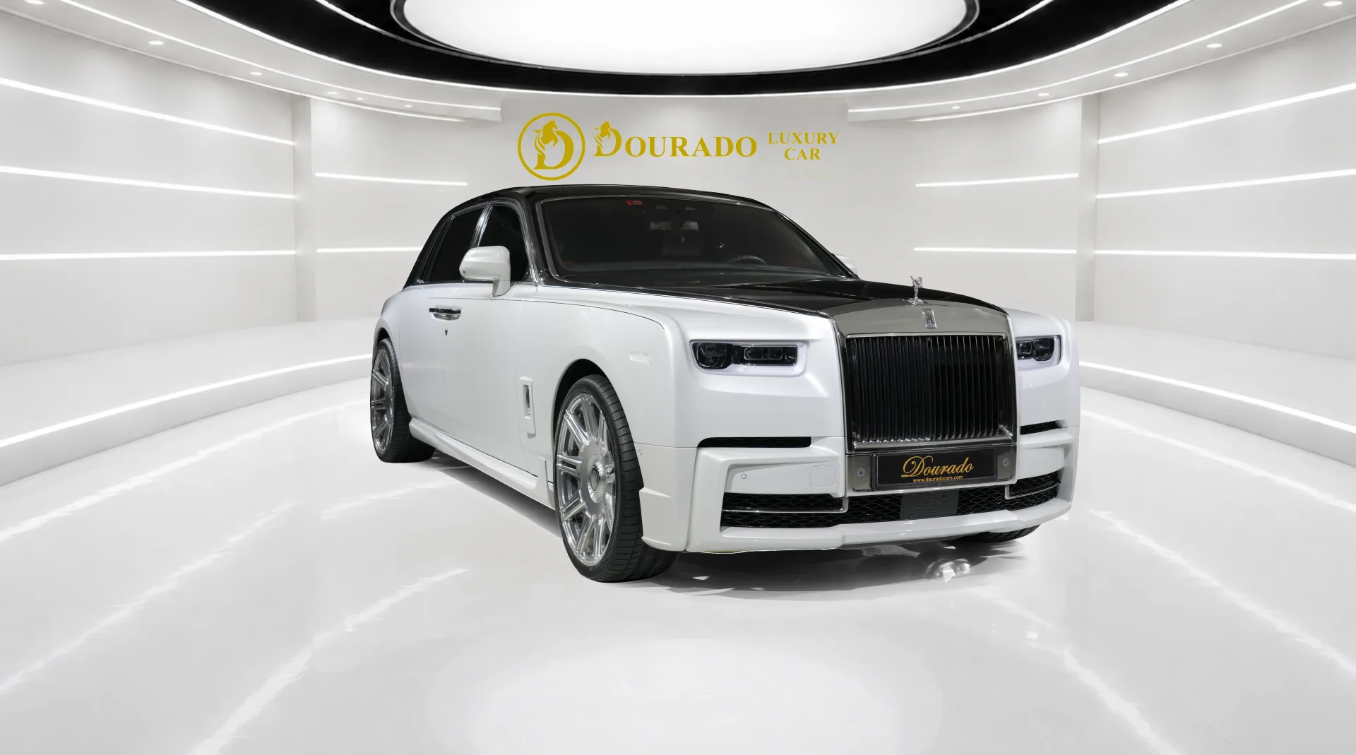 Buy the Rolls-Royce Phantom SPOFEC / NOVITEC Limited Edition in Dubai, featuring 24-inch forged wheels, a 40 mm lowered air suspension, and a 685 HP V12 engine.
