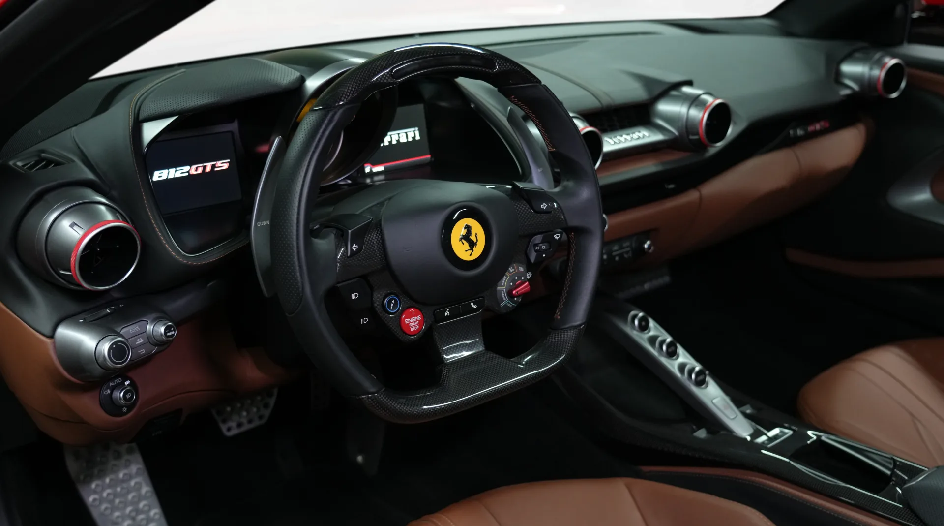 Own the 2022 Ferrari 812 GTS in vibrant Italian red