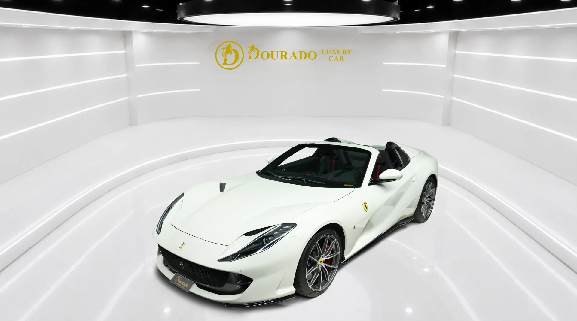 Purchase a Ferrari 812 GTS 2022 in exclusive white paint