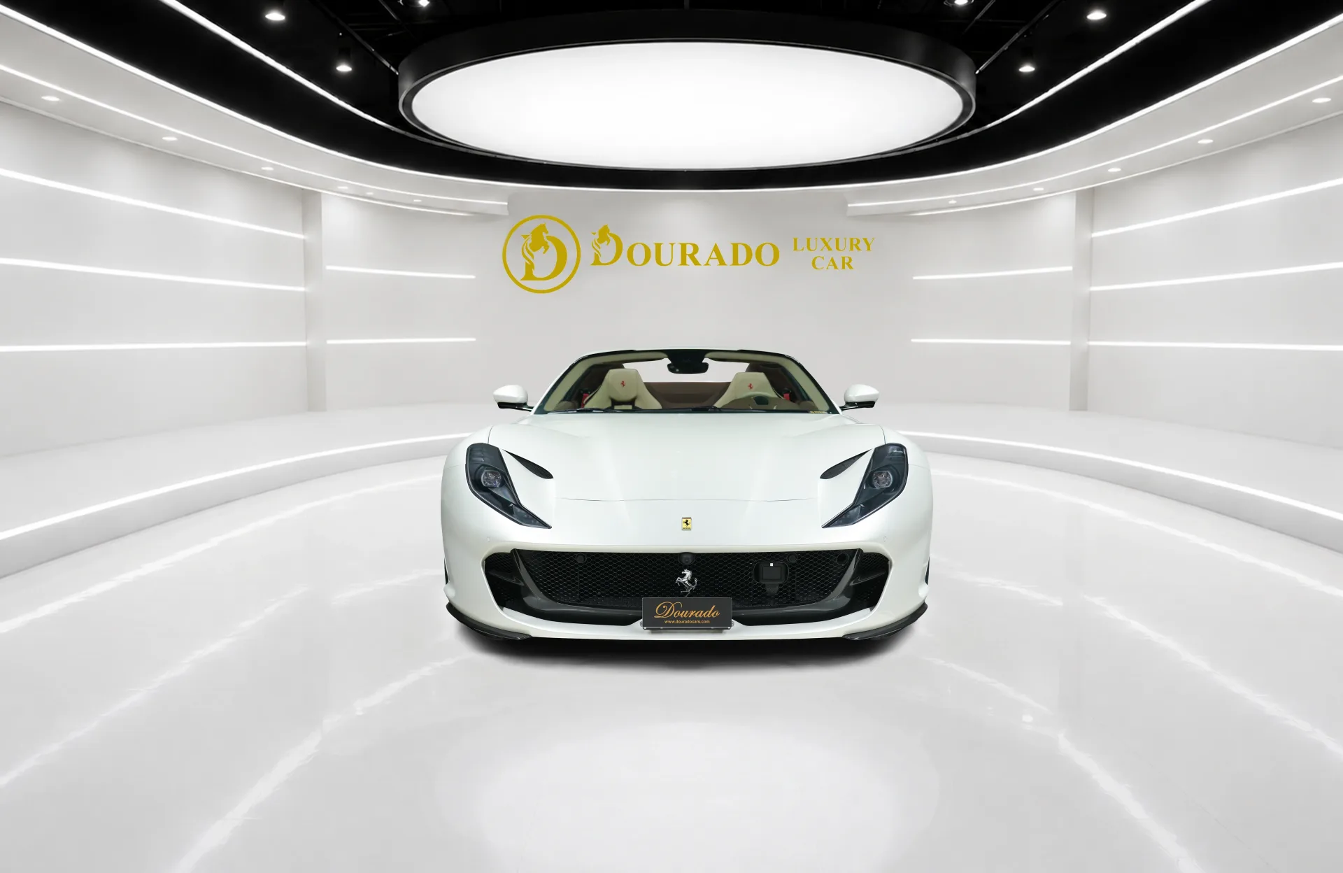 Ferrari 812 GTS Bianco Italia White for sale in the UAE