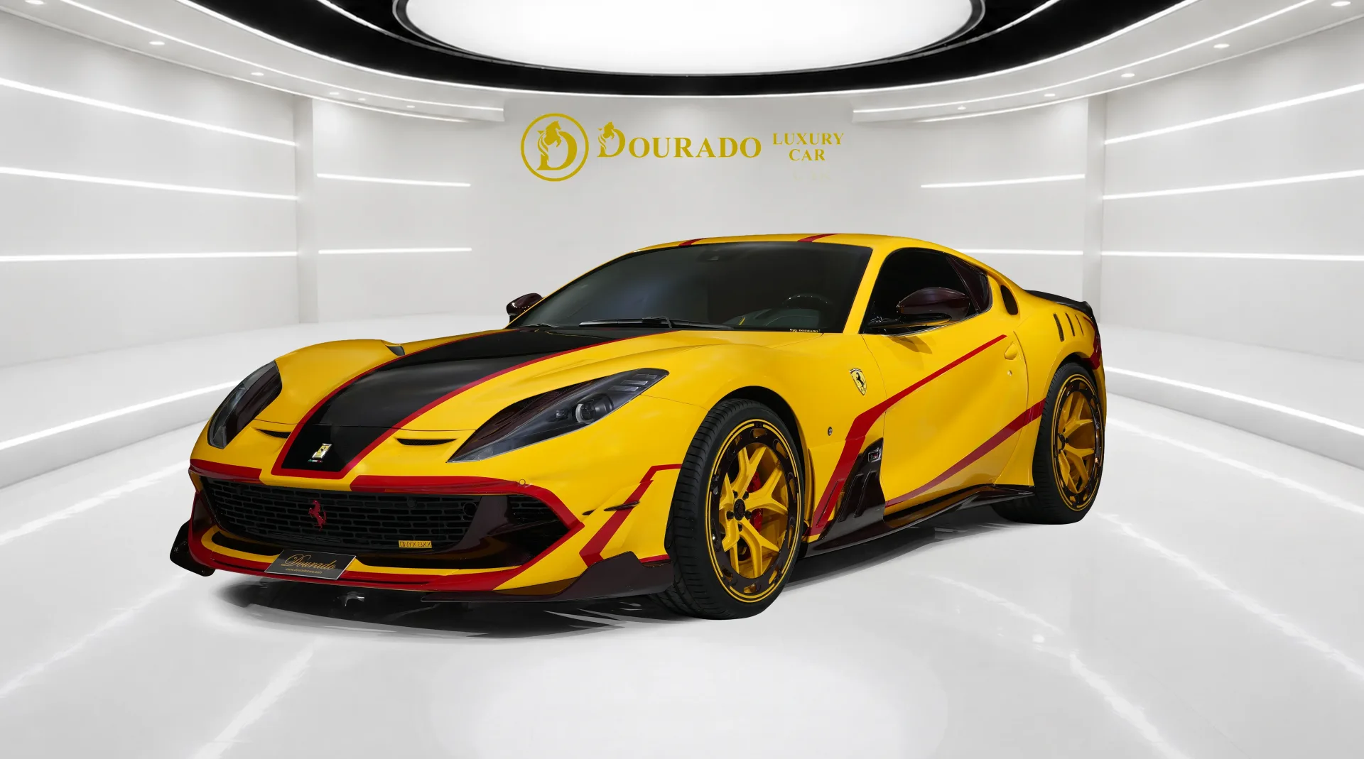 Buy a Ferrari 812 Superfast 8XX Limited Edition by Onyx Concept featuring an aggressive, bespoke exterior design