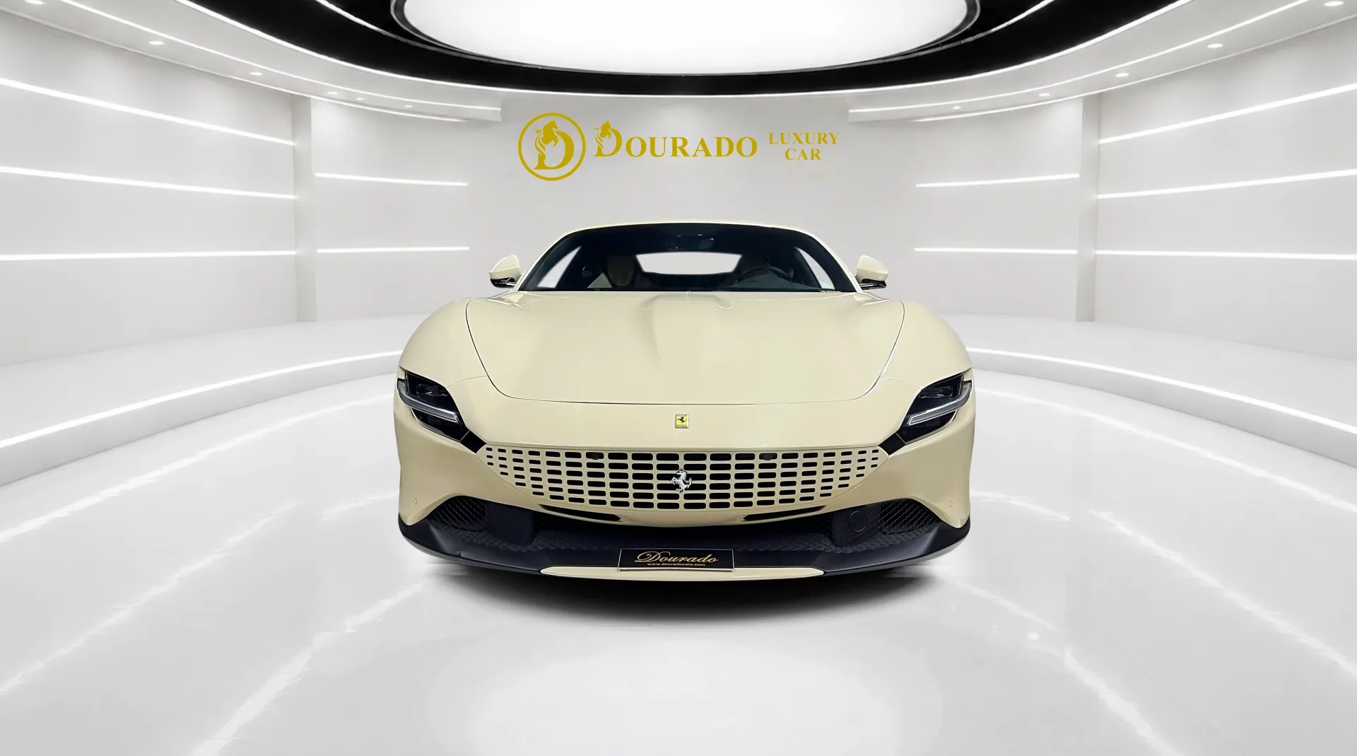 Purchase a Ferrari Roma 2022 in a premium Avorio Beige color