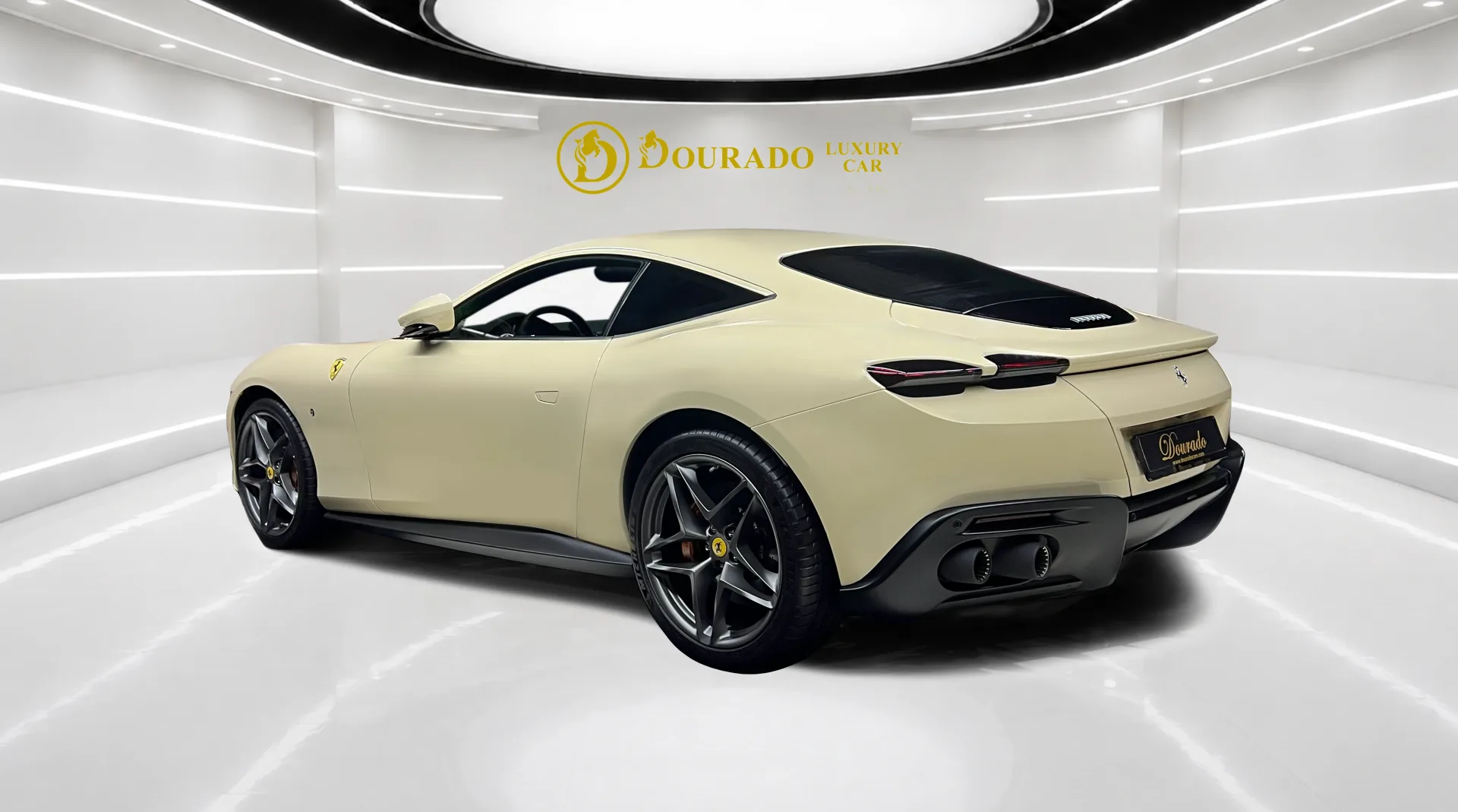 Ferrari Roma Avorio Beige available for sale to luxury car buyers