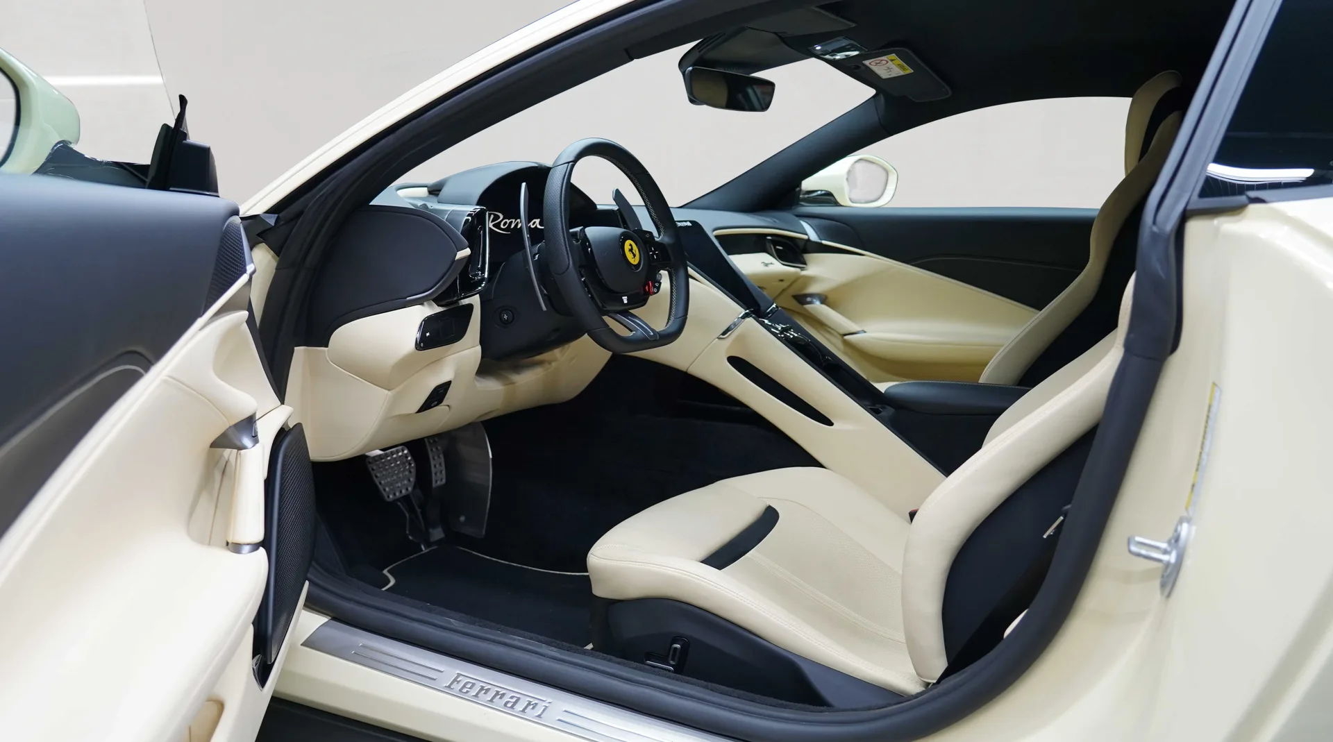 Buy a beige 2022 Ferrari Roma with elegant Italian styling