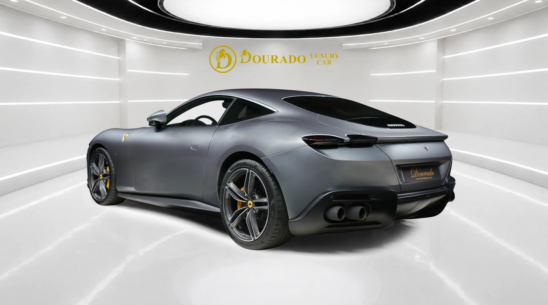 Purchase a Ferrari Roma 2023 in exclusive Grigio Titanio paint