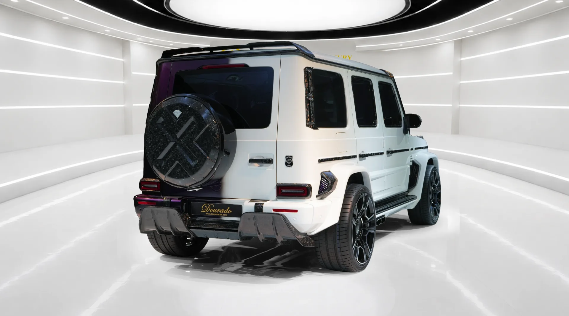Own the exclusive purple and white Mercedes-Benz G9X Mirage Edition
