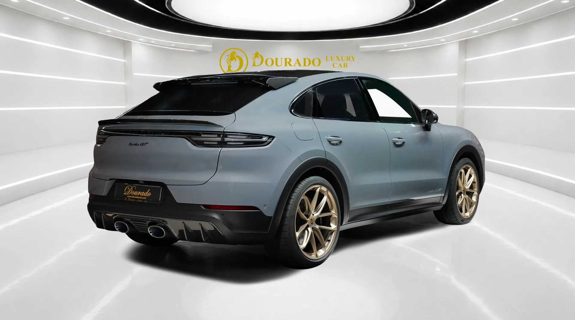 Own a Porsche Cayenne Turbo GT Coupe with powerful performance and bold styling