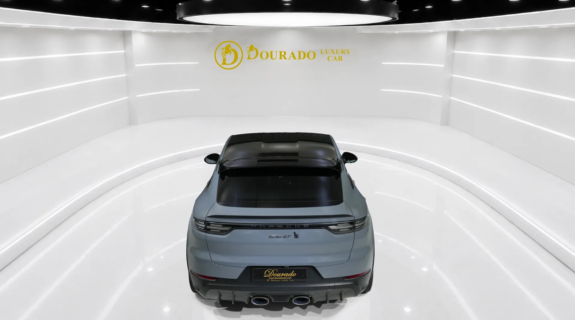 Own a Porsche Cayenne Turbo GT Coupe with a powerful and sporty design