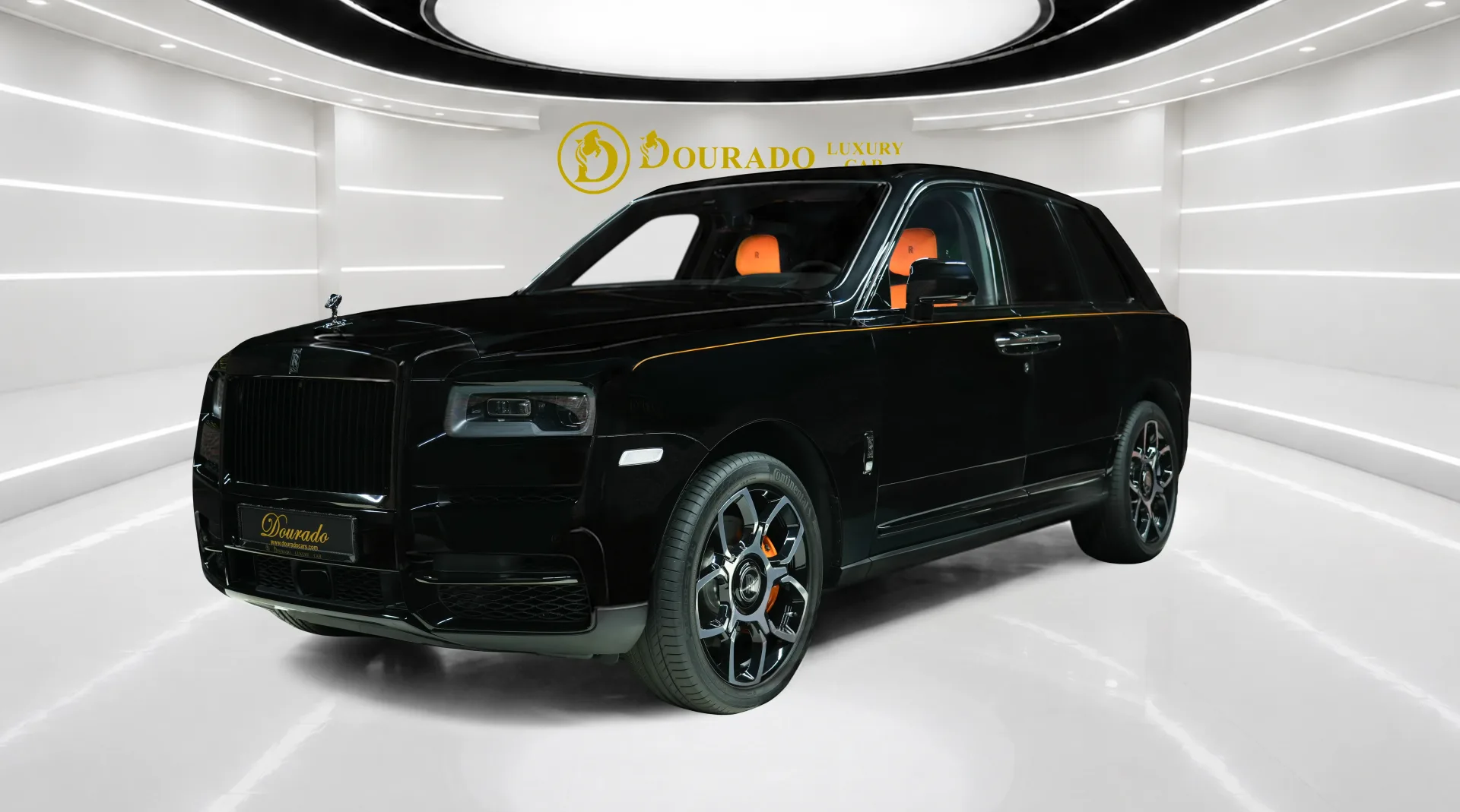 Rolls-Royce Cullinan Black Badge with exclusive alloy wheels Dubai