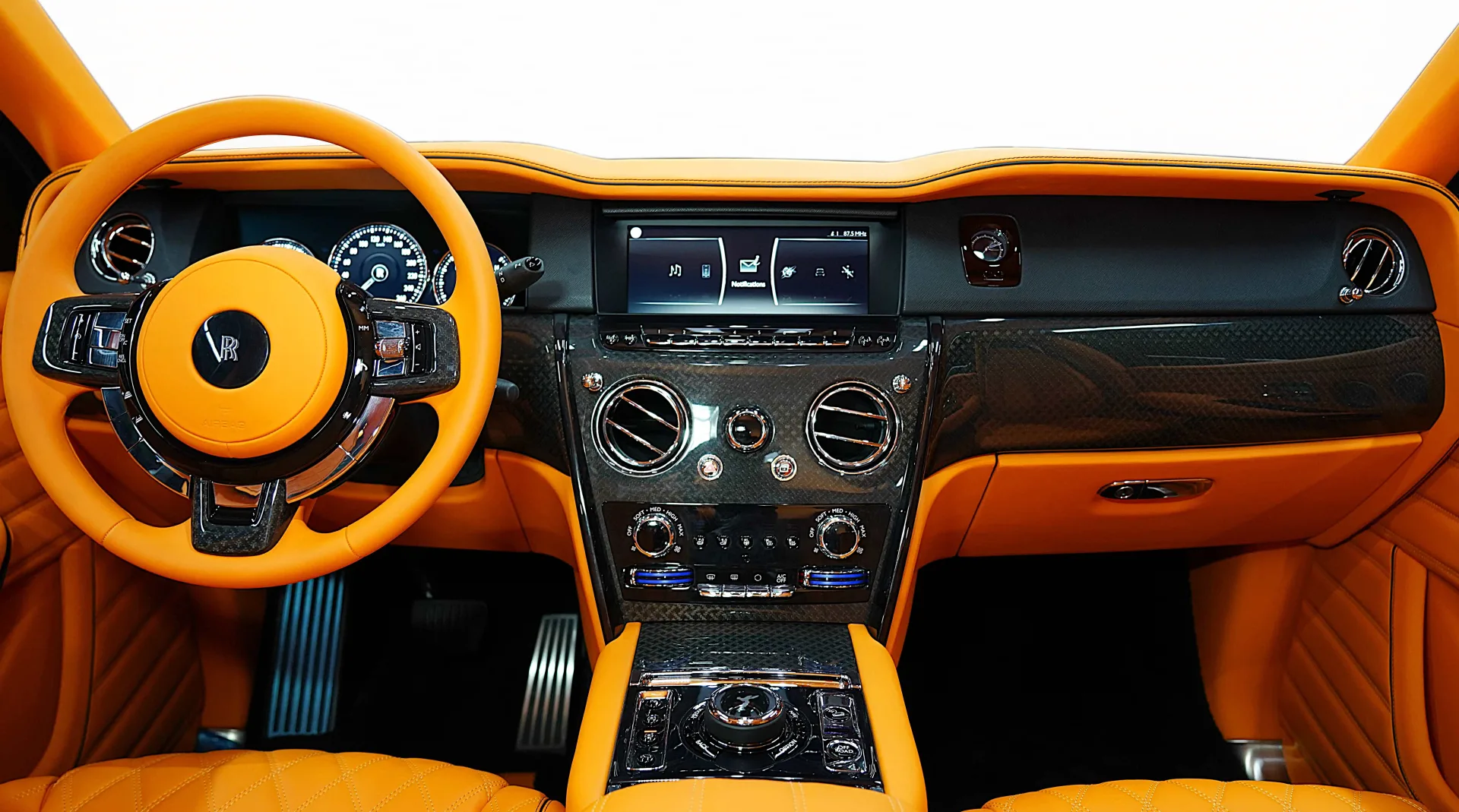 Rolls-Royce Cullinan Black Badge Novitec Spofec Kit for sale in UAE