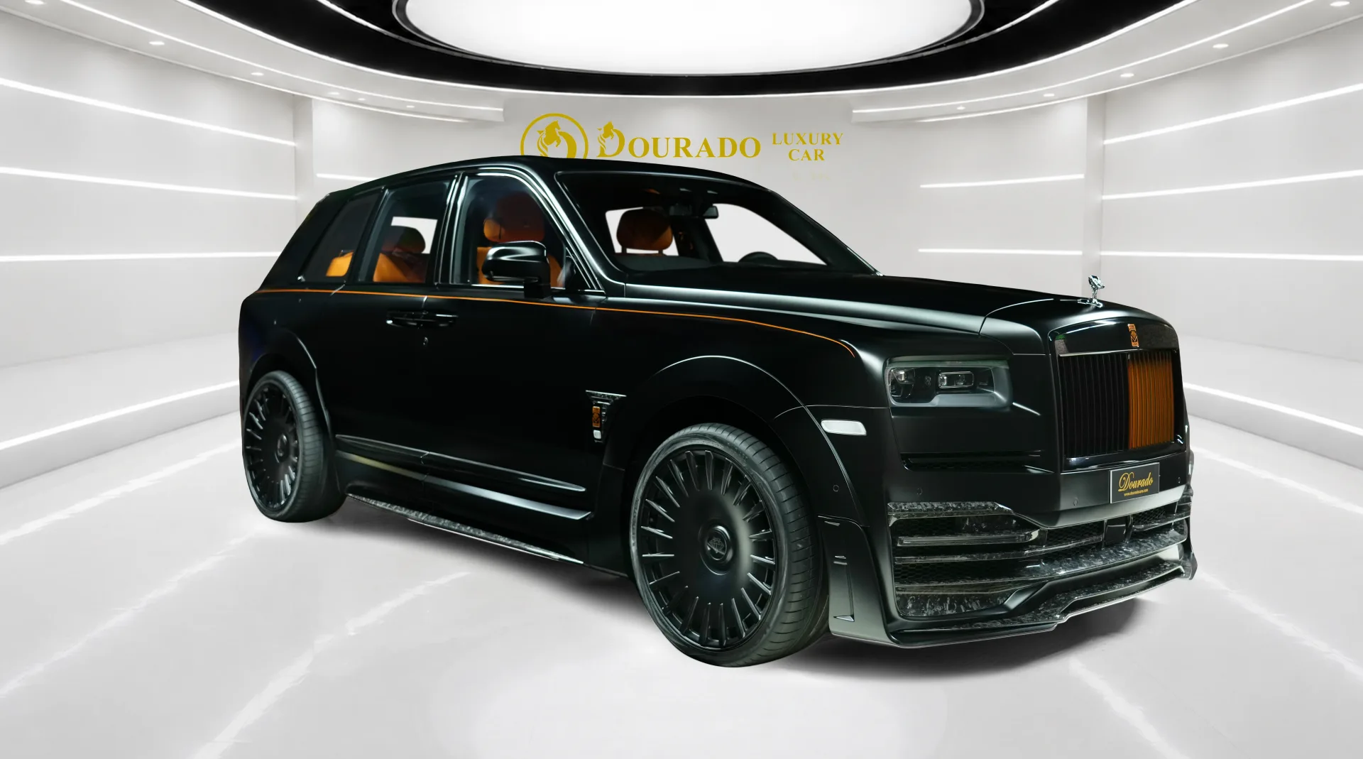 Own a Rolls-Royce Cullinan by Onyx Concept in Black Satin Finish