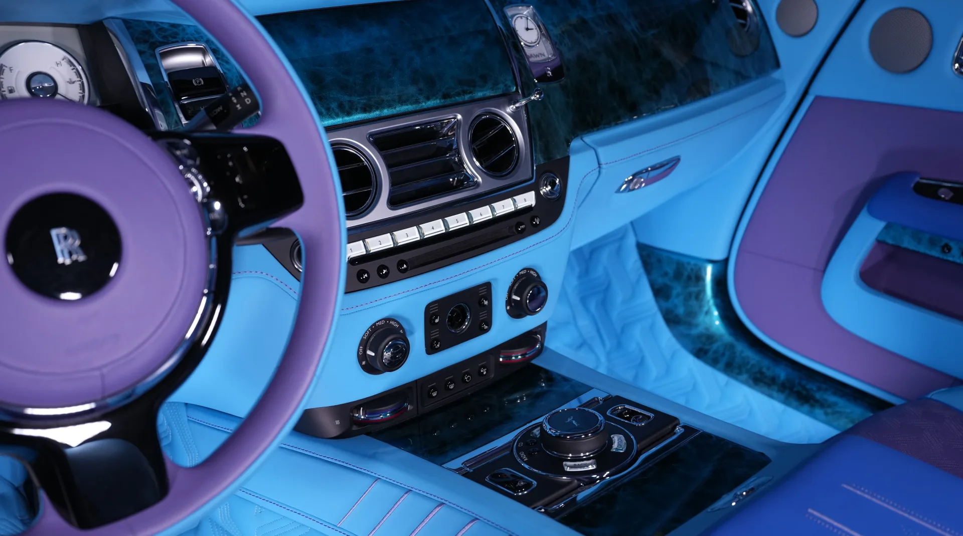 Purchase Silver Matte Rolls-Royce Dawn with custom wheels.