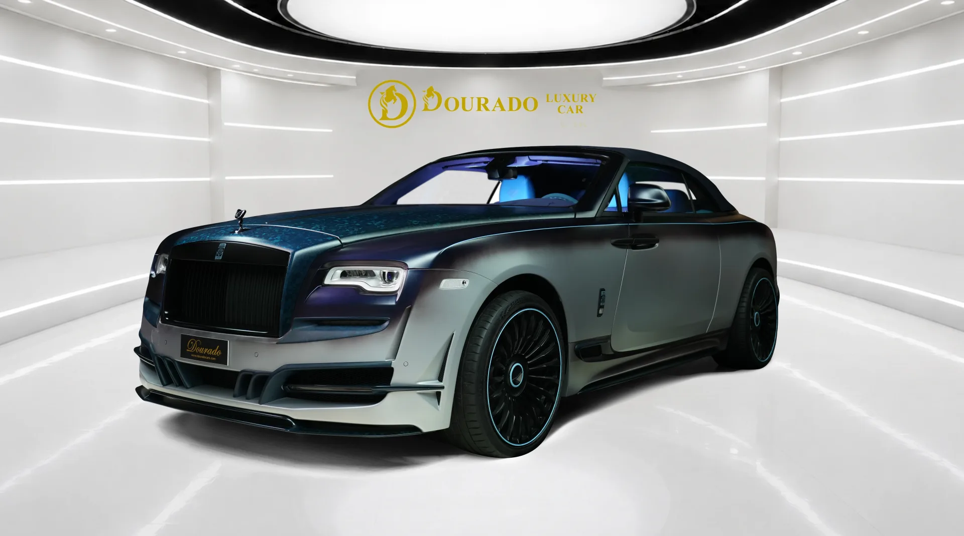 Purchase Rolls-Royce Dawn with widebody styling.