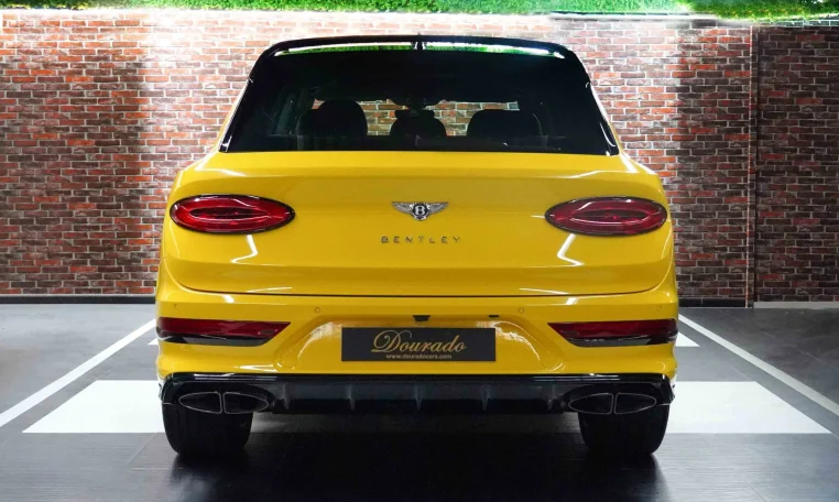 Bentley bentayga Yellow Luxury Car for sale