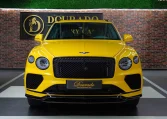 Bentley bentayga Yellow Dubai Dealerships