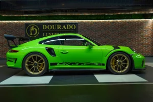 Porsche 911 GT3 RS in Green Luxury Car for Sale in Dubai UAE