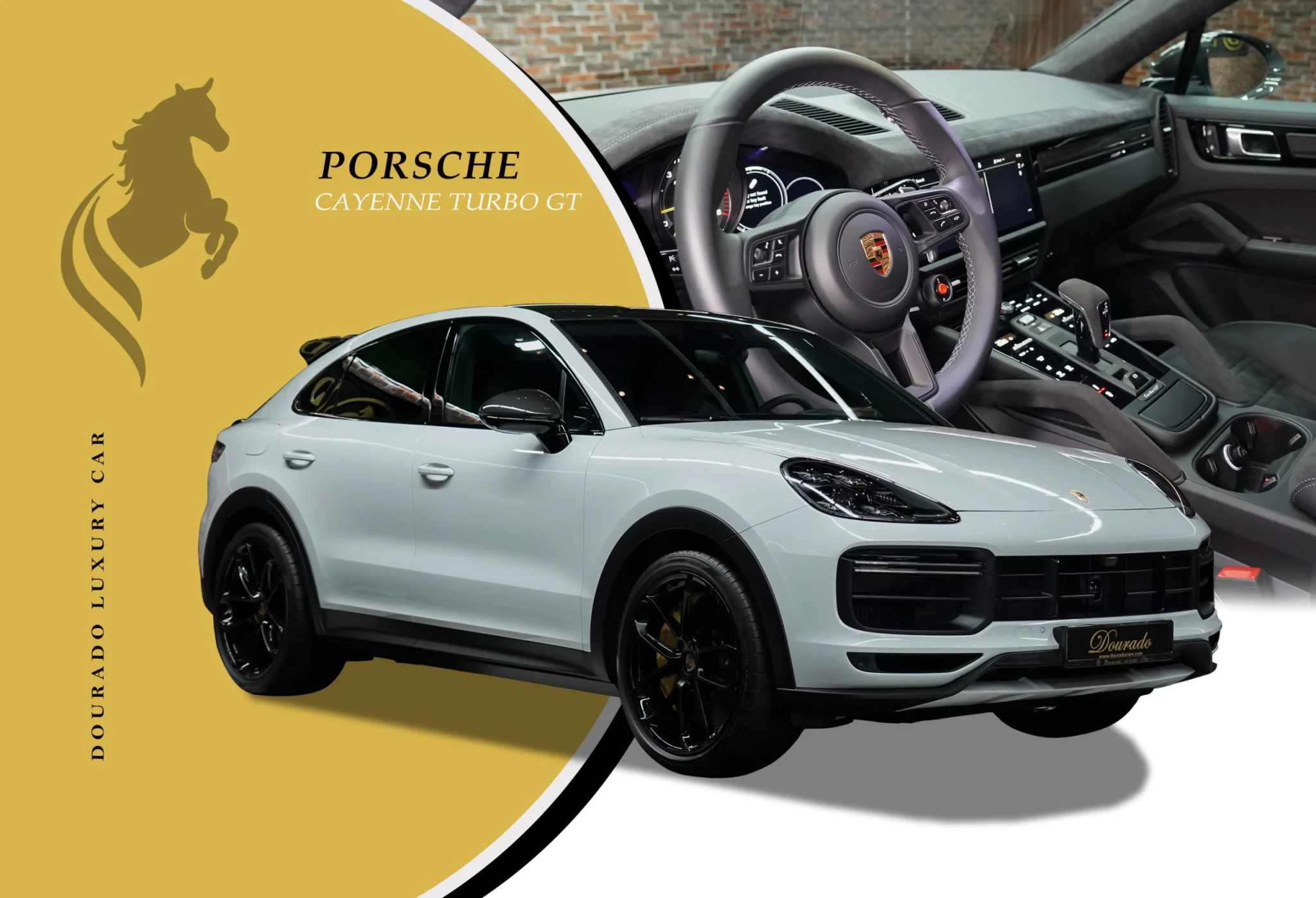 Porsche Cayenne Turbo GT in Chalk White Dourado Luxury Car