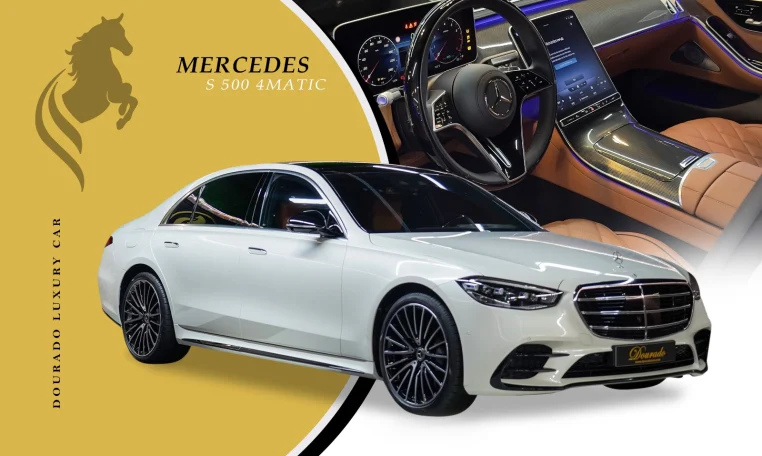 Mercedes S 500 4MATIC in White: A Showcase of Timeless Luxury and Elegance