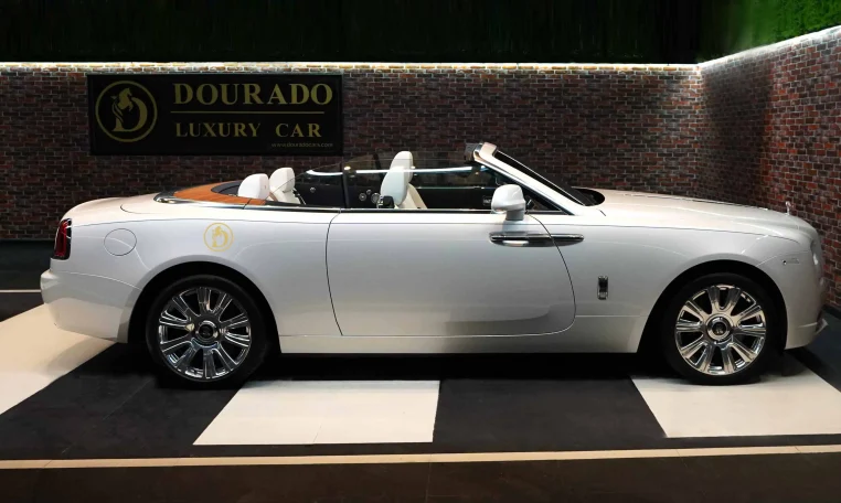 Rolls Royce Dawn White Super Car Dealership in Dubai