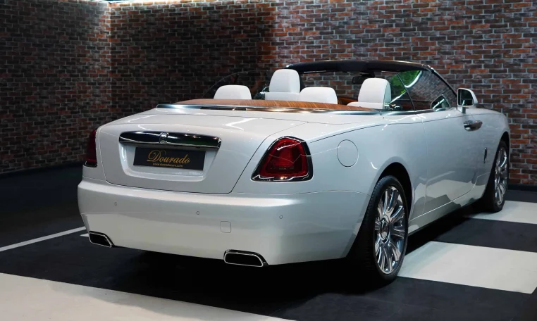 Rolls Royce Dawn White Luxury Car Dealership in Dubai