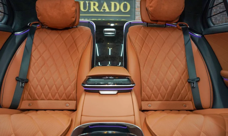Buy Mercedes S 580 4MATIC Interior Brown in Dubai UAE
