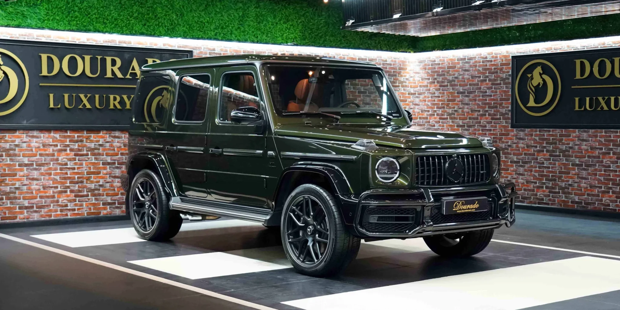 Mercedes G 63 Double Night Package in Olive Green for Sale