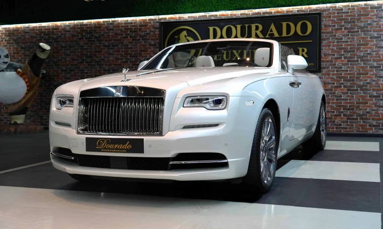 Rolls Royce Dawn White Luxury Car for Sale in Dubai