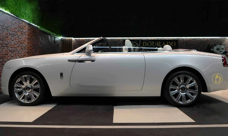 Rolls Royce Dawn White Dealership in Dubai UAE