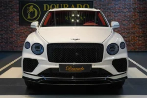 Bentley Bentayga White Exotic Car Dealership Dubai