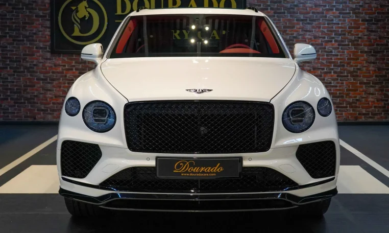 Bentley Bentayga White Exotic Car Dealership Dubai