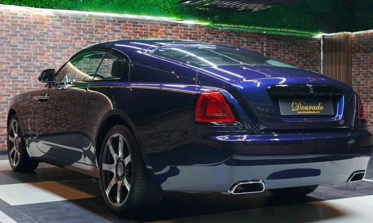 Rolls Royce Wraith Dark Blue Dealership in UAE