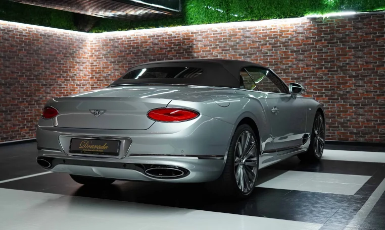 Bentley GTC Speed Silver Car Dealership UAE