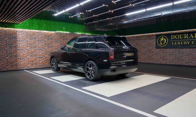 Rolls Royce Cullinan in Black Dealership in UAE