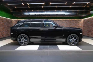 Rolls Royce Cullinan in Black Dealership in Dubai