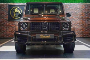 Mercedes g 63 AMG Double in Brown for Sale in Dubai UAE