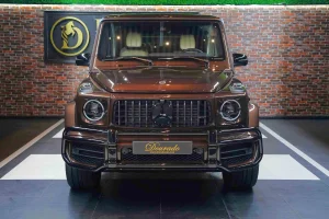 Mercedes g 63 AMG Double in Brown for Sale in UAE