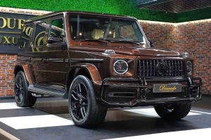 Mercedes g 63 AMG Double in Brown Car for Sale in Dubai