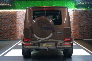 Mercedes g 63 AMG Double in Brown Dealership in Dubai