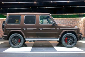 Mercedes g 63 AMG Double in Brown Dealership in UAE