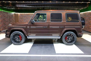 Mercedes g 63 AMG Double in Brown Super Car Dealership in UAE